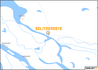map of Selitrennoye