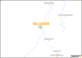 map of Selizovka