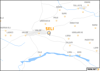 map of Sēļi