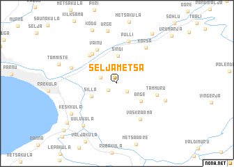 map of Seljametsa