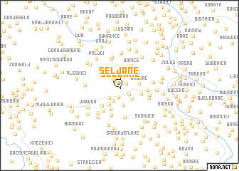 map of Seljane