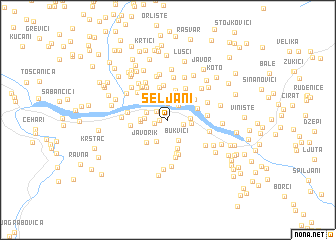 map of Seljani