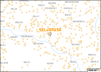 map of Seljanuša
