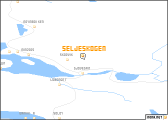 map of Seljeskogen