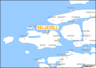 map of Seljevoll