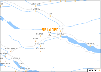 map of Seljord