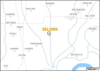 map of Selkirk