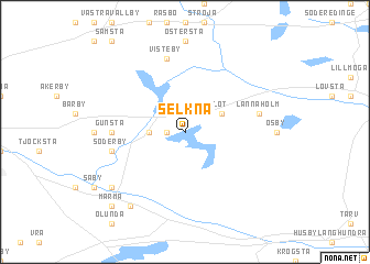 map of Selknä
