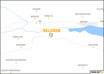 map of Sel\