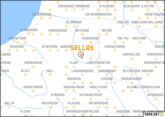 map of Sellás