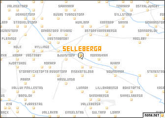 map of Selleberga