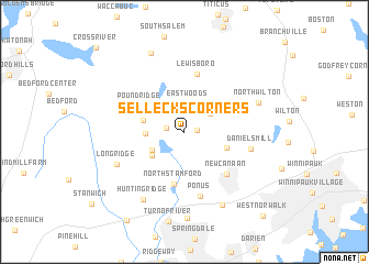 map of Sellecks Corners