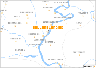 map of Sellers Landing