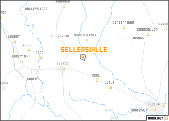 map of Sellersville