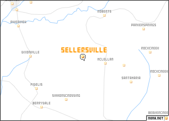 map of Sellersville