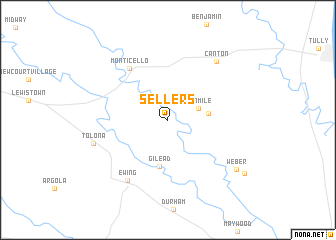 map of Sellers