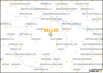 map of Selles