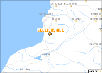 map of Sellicks Hill