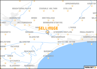 map of Sellindge