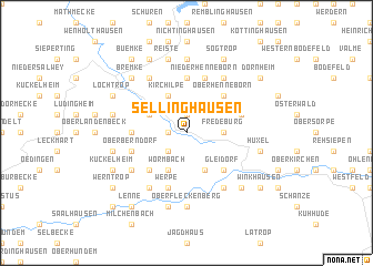 map of Sellinghausen