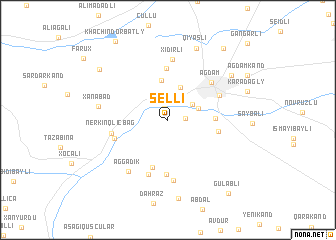 map of Şelli