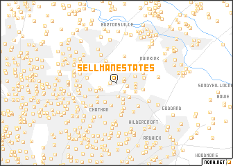 map of Sellman Estates