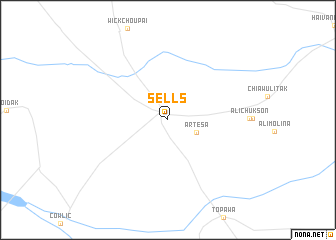 map of Sells
