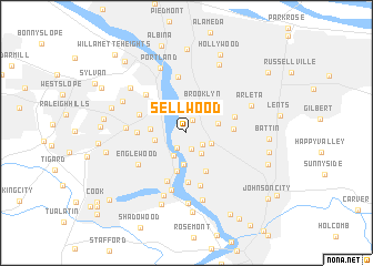 map of Sellwood