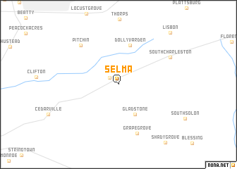 map of Selma