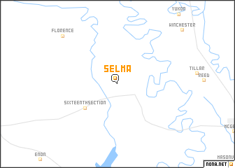 map of Selma