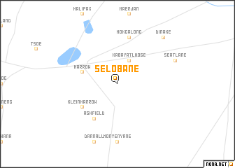 map of Selobane