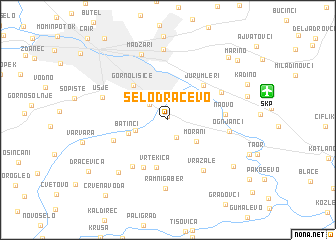 map of Selo Dračevo
