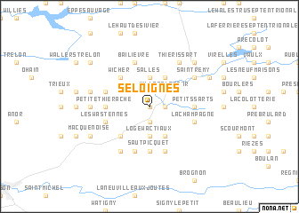 map of Seloignes