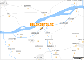 map of Selo Kostolac