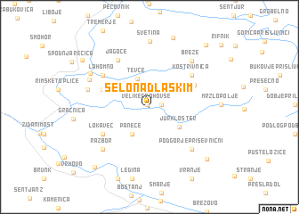 map of Selo nad Laškim