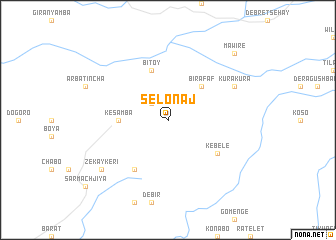 map of Selonaj