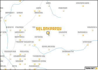 map of Sélonkparou