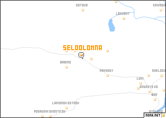 map of Selo Olomna