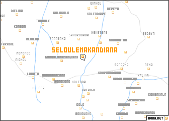map of Séloulé Makandiana