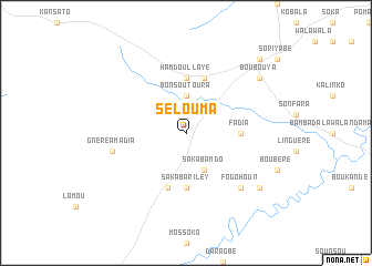 map of Selouma