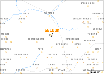 map of Séloum