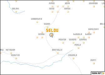 map of Sélou