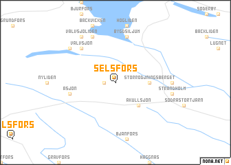 map of Selsfors