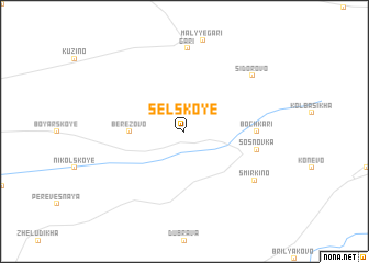 map of Sel\