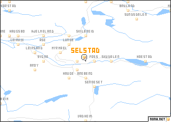 map of Selstad