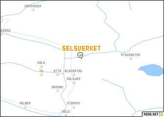 map of Selsverket