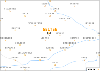 map of Selʼtse