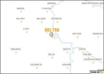 map of Selʼtse