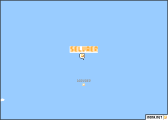 map of Selvær