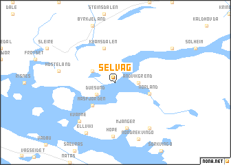 map of Selvåg